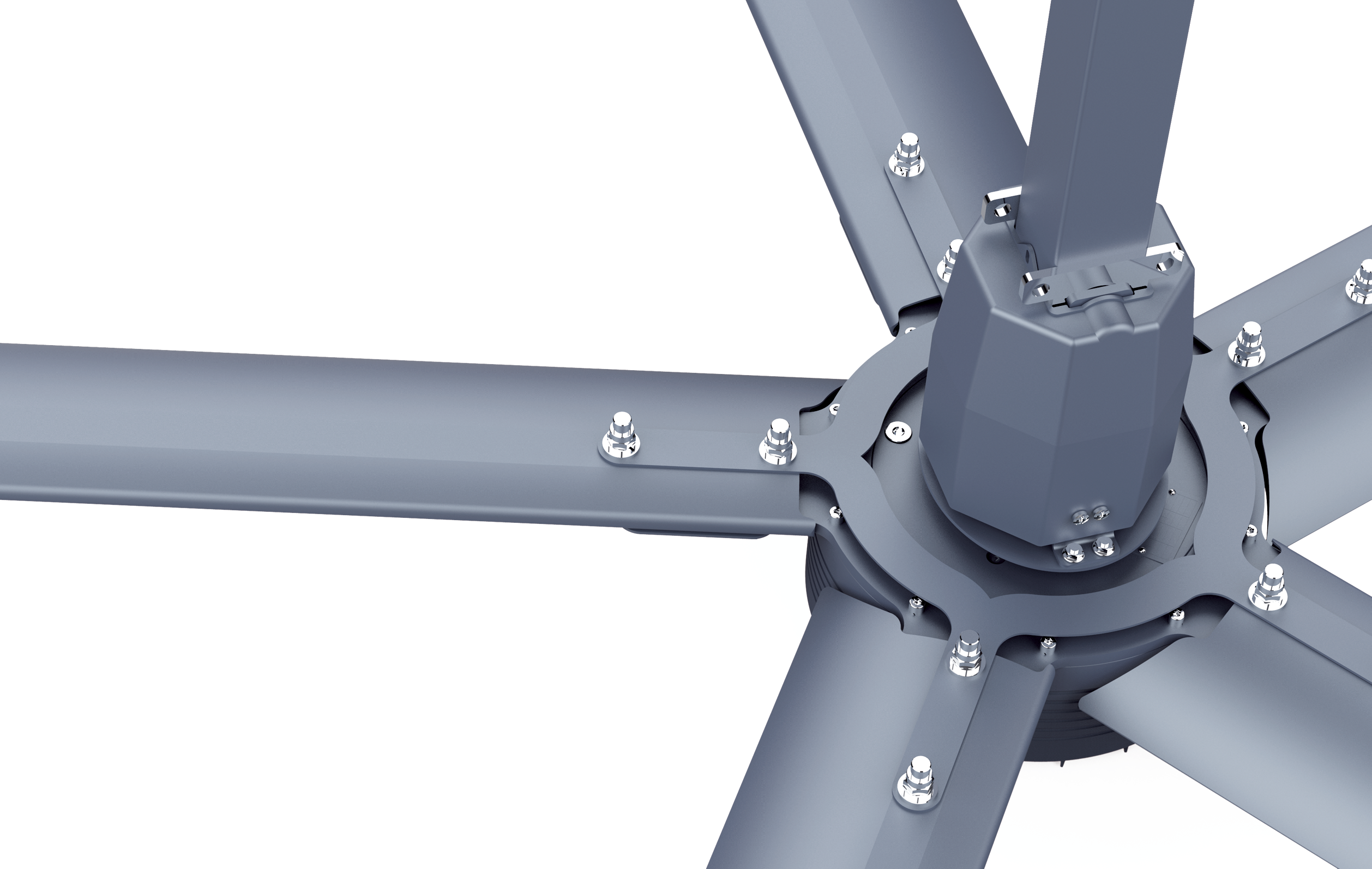 Permanent Magnet Variable Frequency Large Ceiling Fan - Image 3